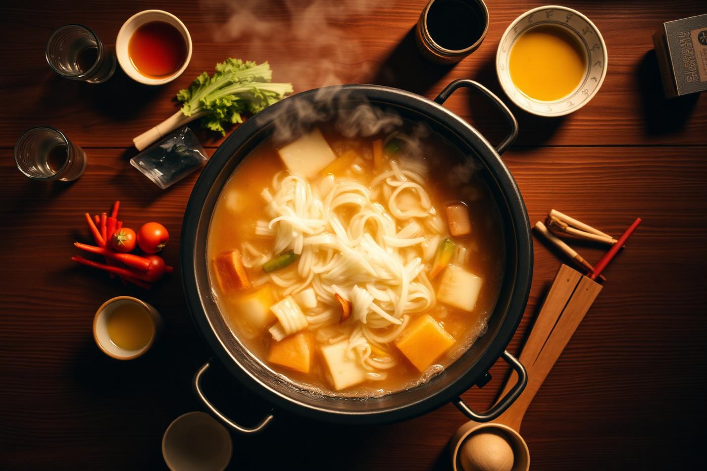 Nabe hot pot dinner